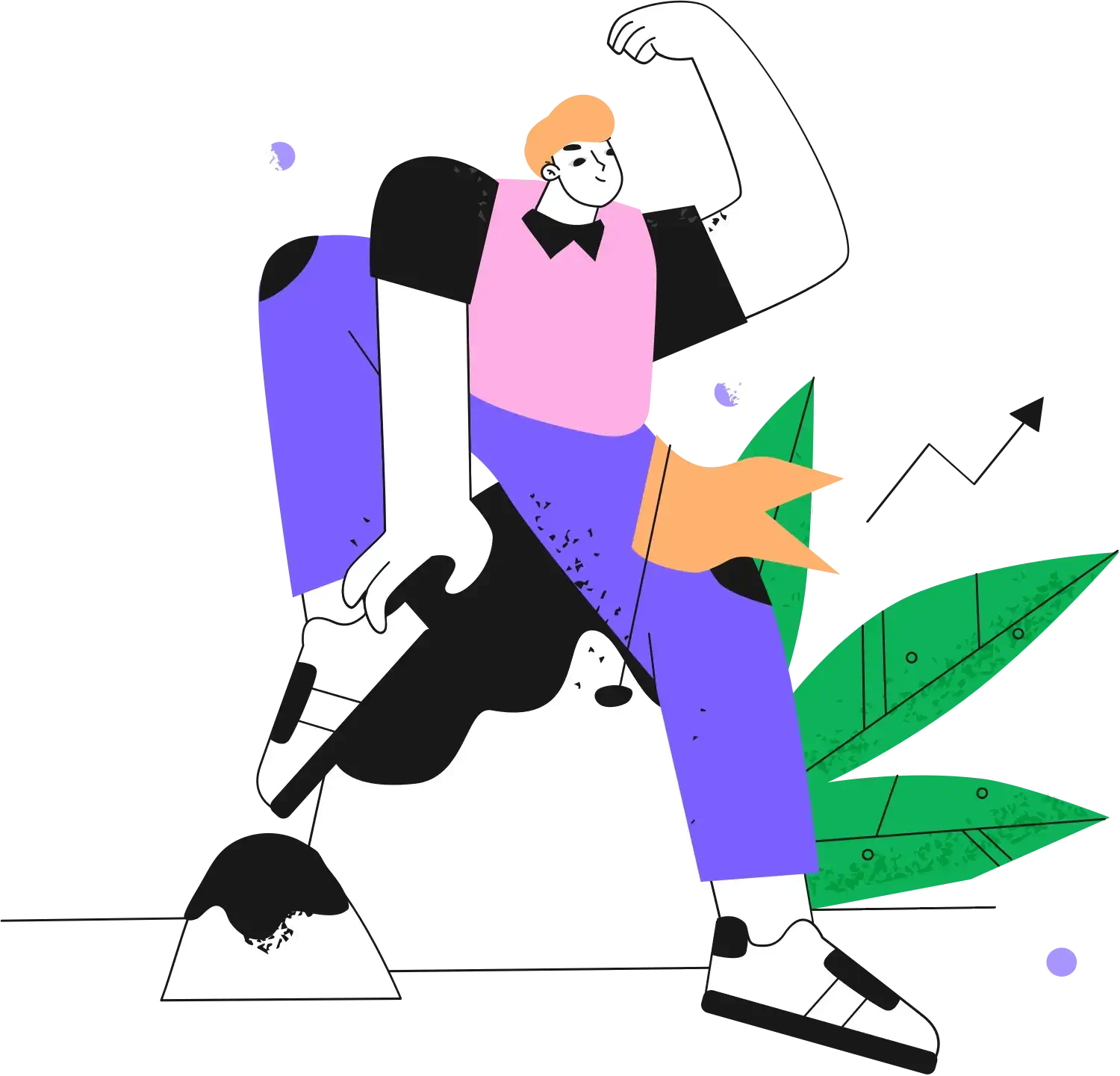 Successful Person Standing