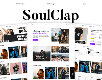 Clothing Brand Ecommerce Web Design